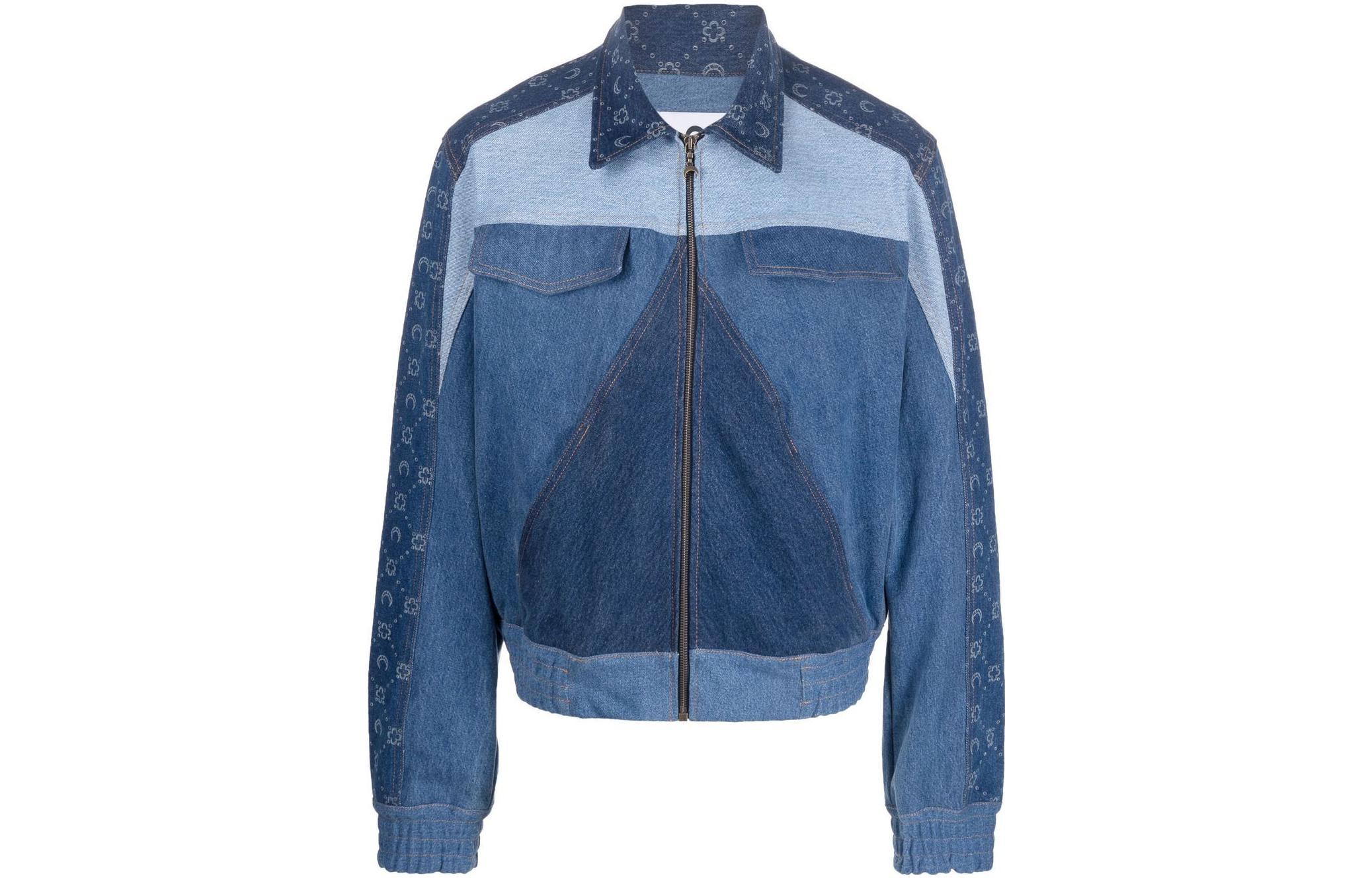 marine serre Джинсовая куртка Men Denim Jacket