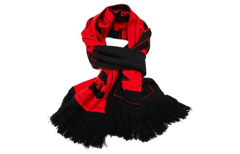 Moncler Шарф Logo pattern Knit Scarf