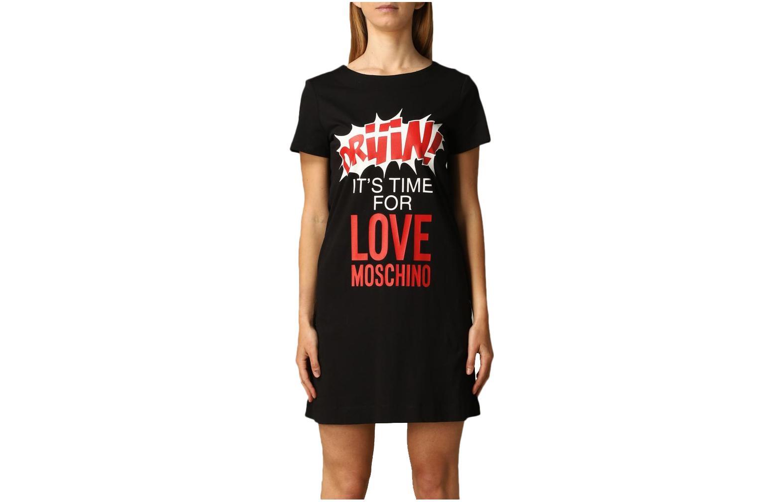Moschino Платье LOVE SS23 Logo