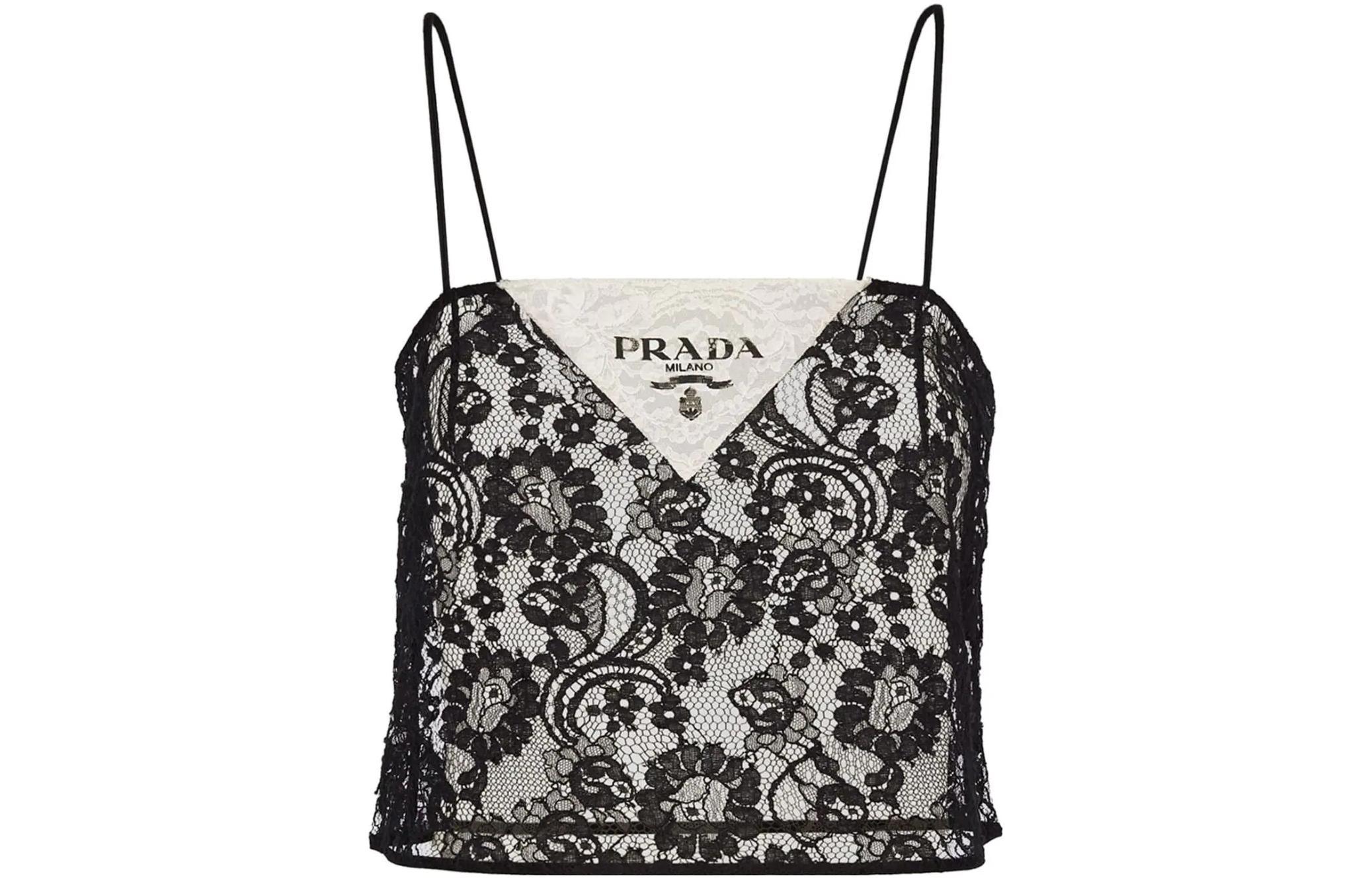 Prada Спортивный топ SS23 Logo