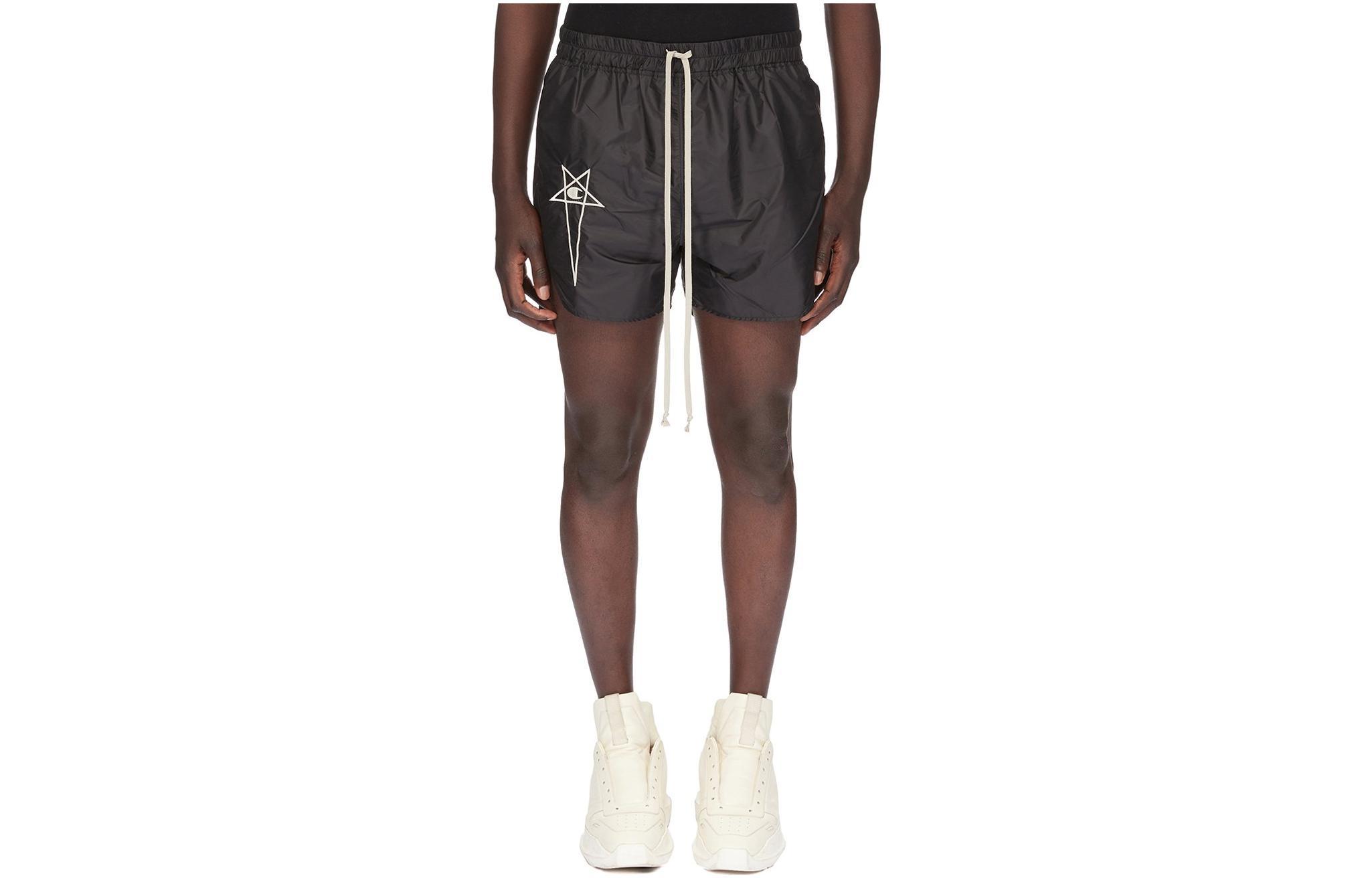 Rick Owens Спортивные шорты X Champion SS23 logo