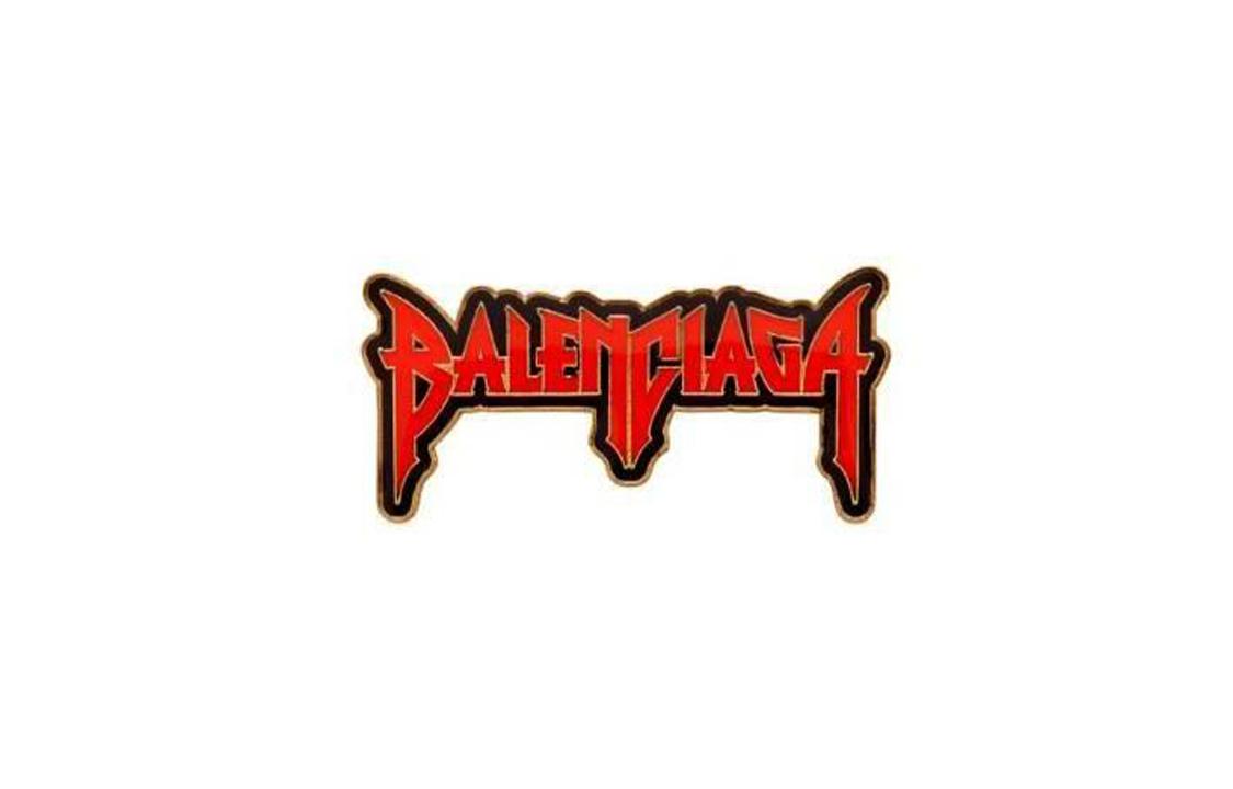 Balenciaga Брошь Logo