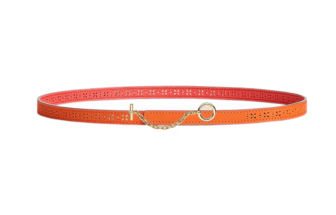 HERMES Ремень Carrousel Epsom / 1.3cm