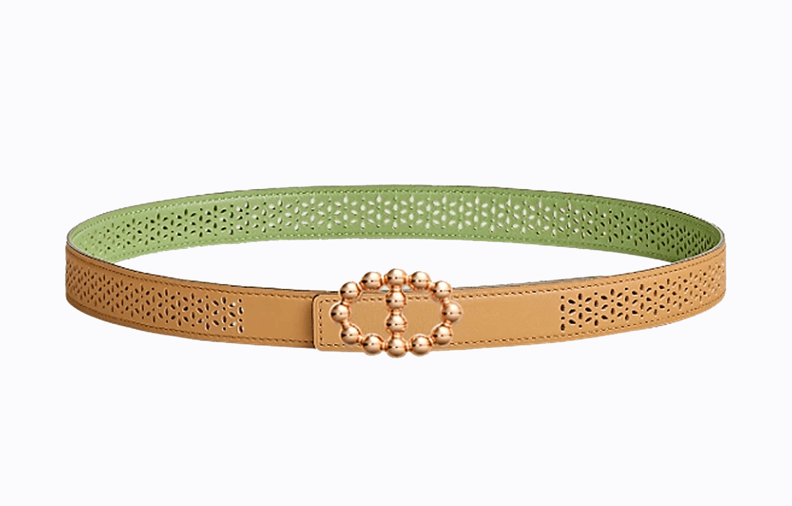 HERMES Ремень Maillon Bubble Epsom / 2.4cm