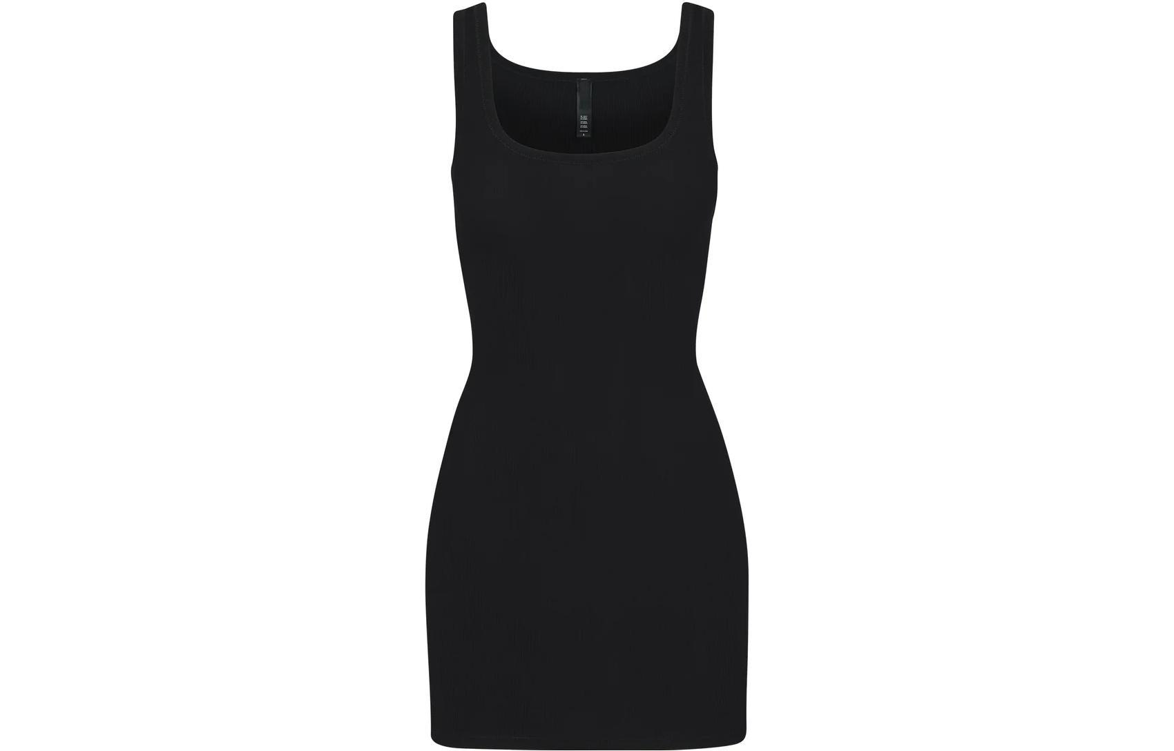 SKIMS Платье SOFT LOUNGE MINI DRESS /ONYX