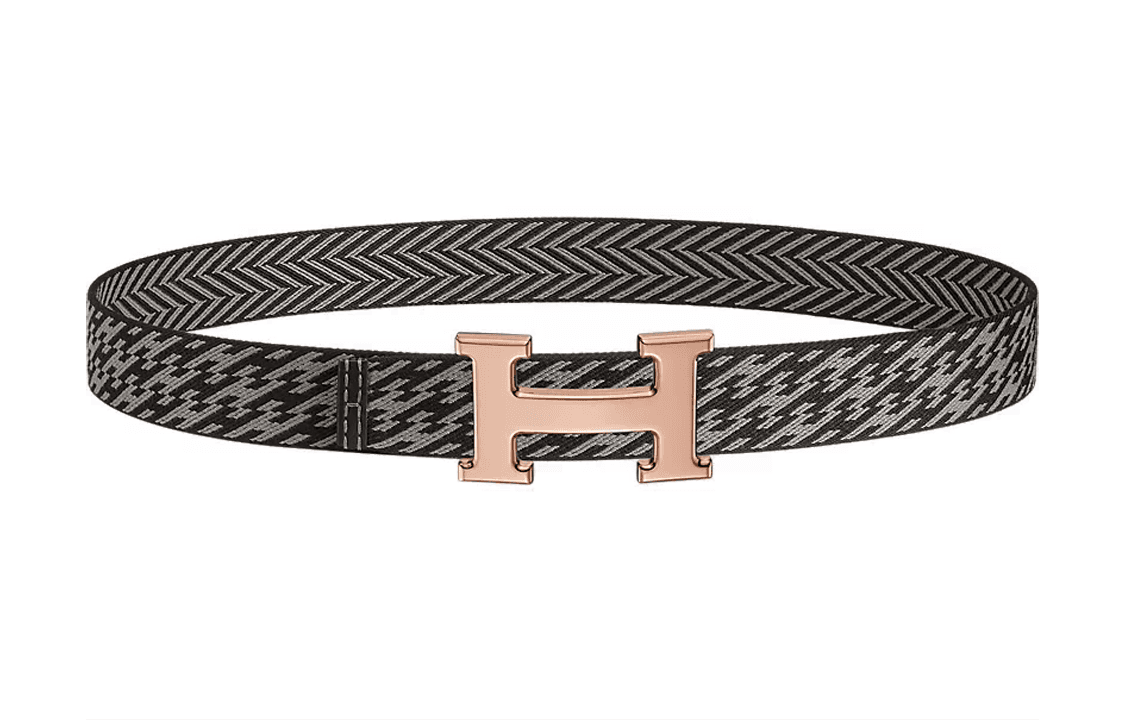 HERMES Ремень H belt buckle & H strap Sombrero II 3.2CM