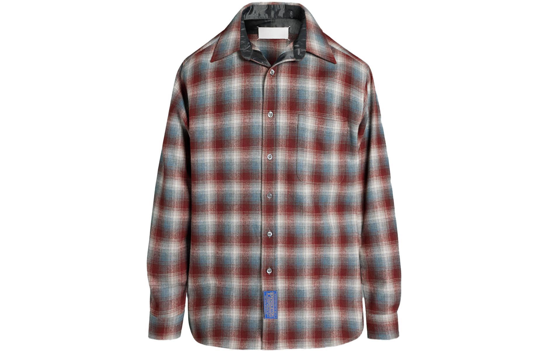Maison Margiela Рубашка X Pendleton FW23