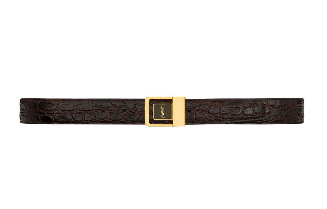 Saint Laurent Ремень Logo 3cm
