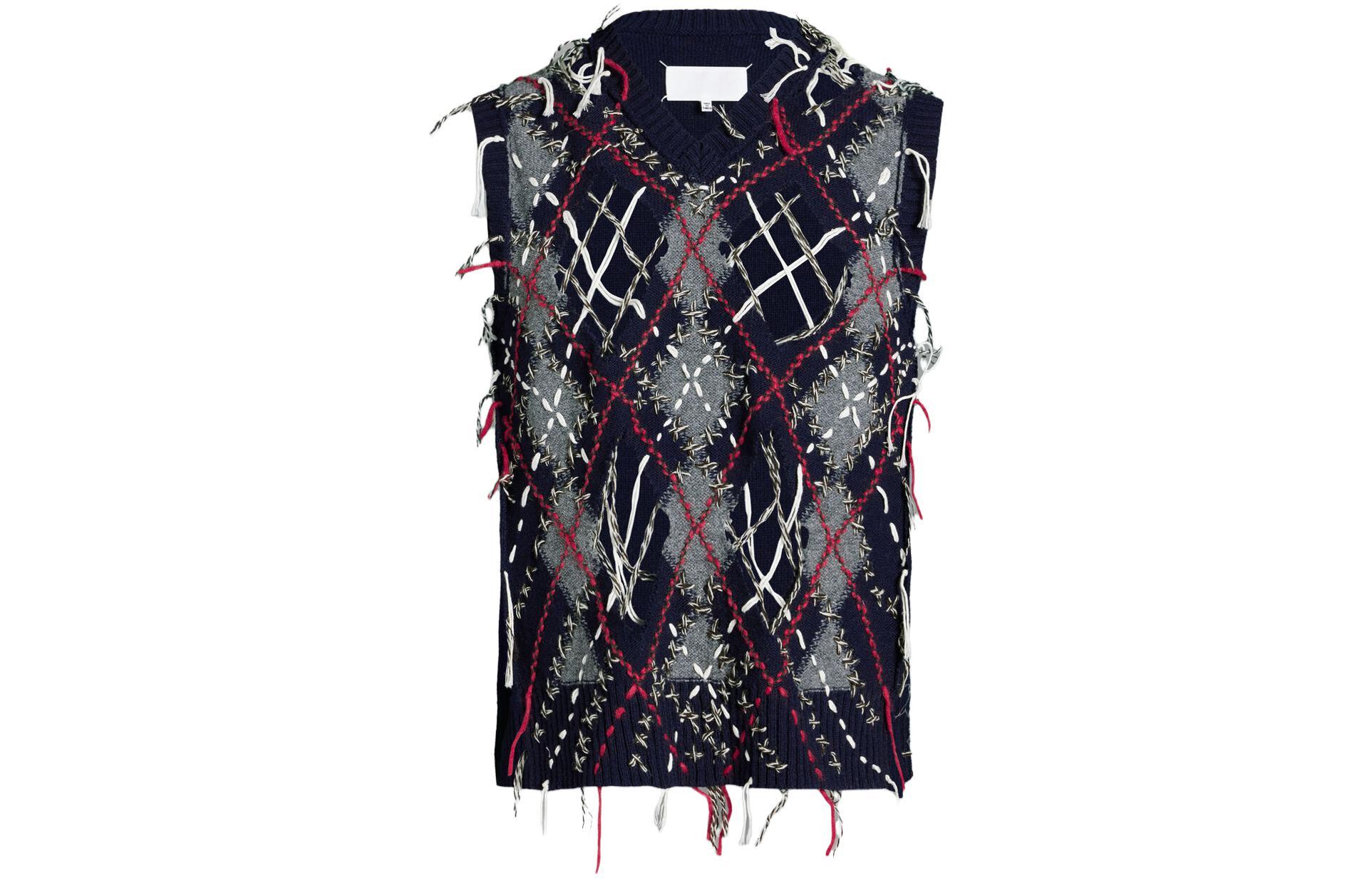 Maison Margiela Жилетка X Pendleton FW23 V