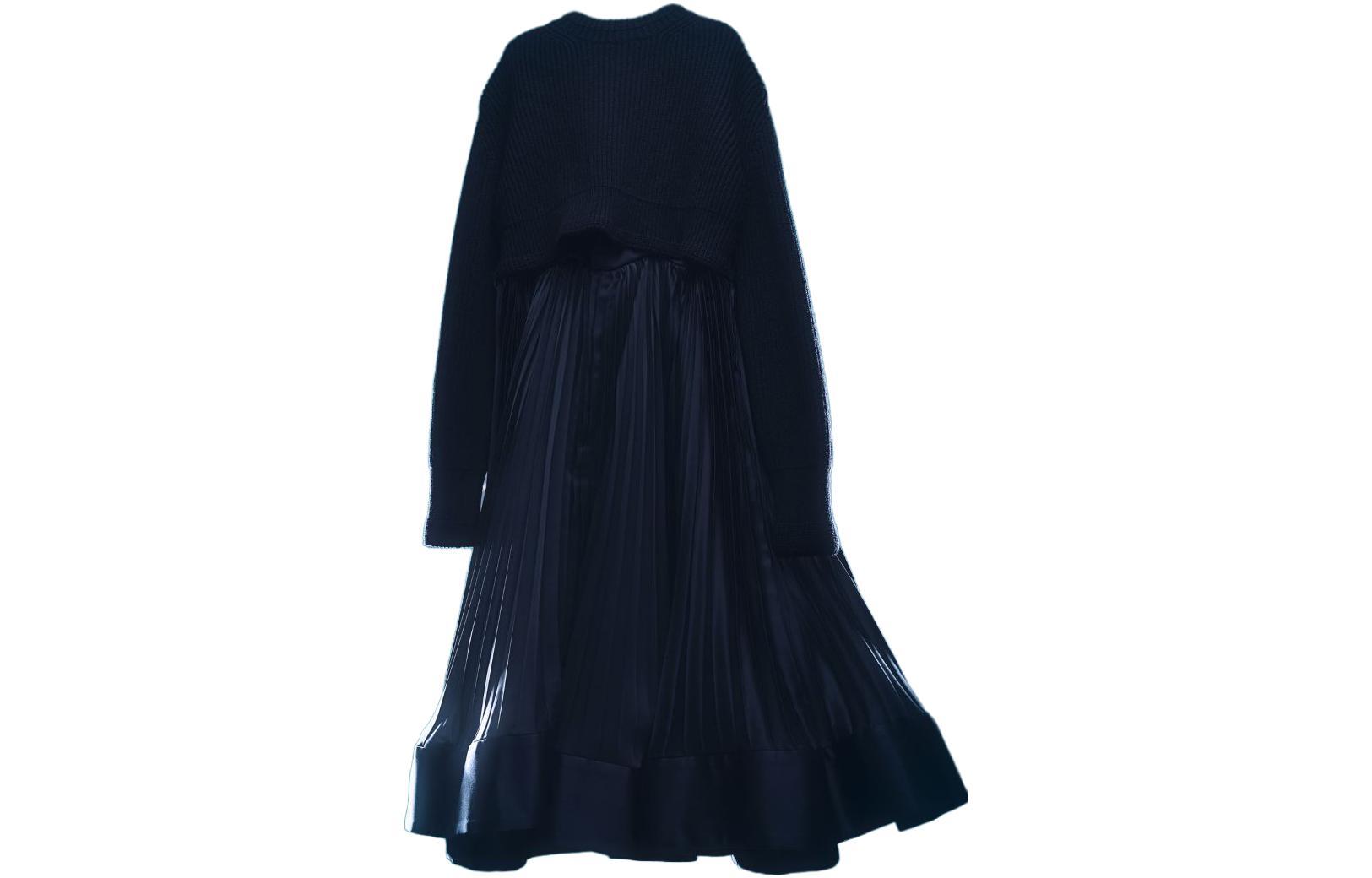 sacai Платье Women Long-Sleeved Dress