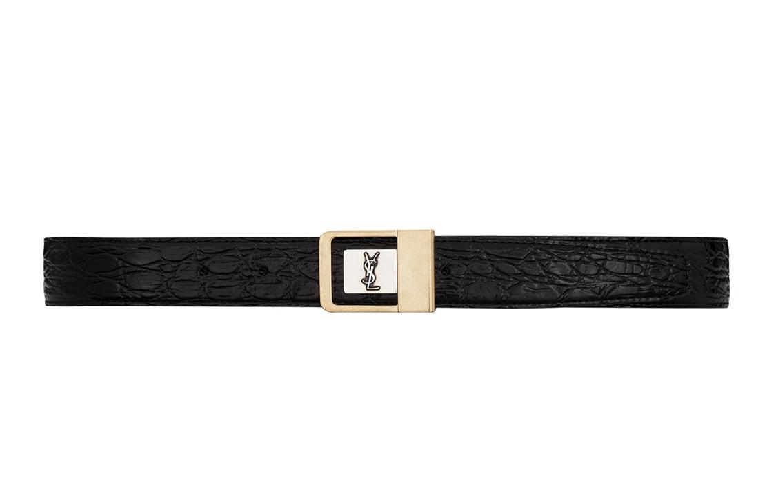 Saint Laurent Ремень Logo 3cm