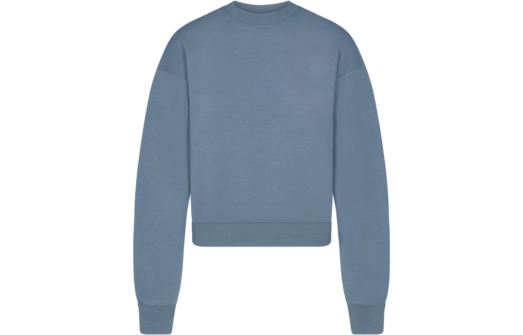 SKIMS Худи и толстовки COTTON FLEECE CLASSIC CREWNECK
