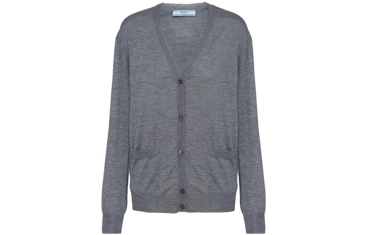 Prada Свитер Wool And Cashmere Cardigan FW23 V