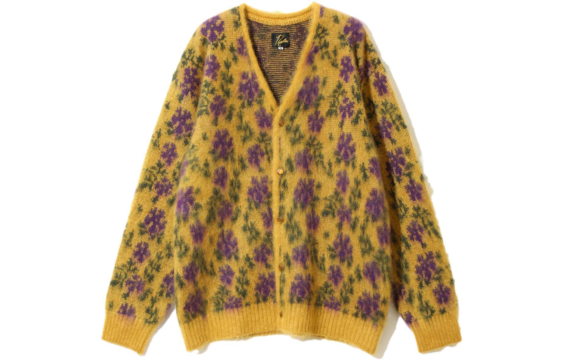 Needles Свитер FW23 Mohair Cardigan V