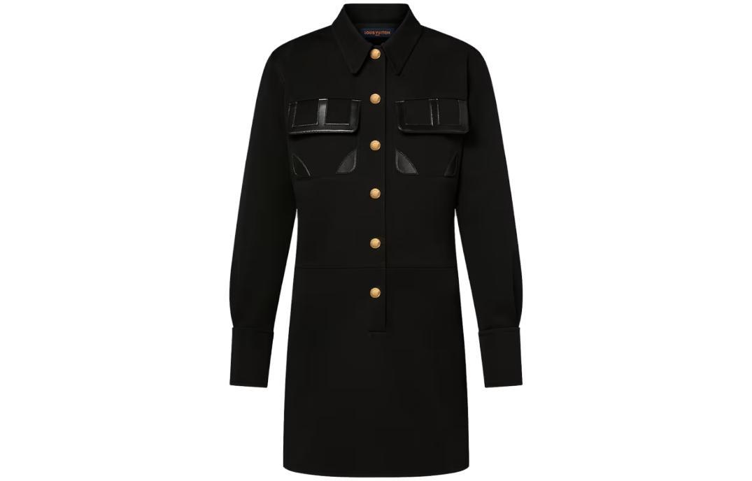 Louis Vuitton Платье Technical Gabardine Shirt Dress