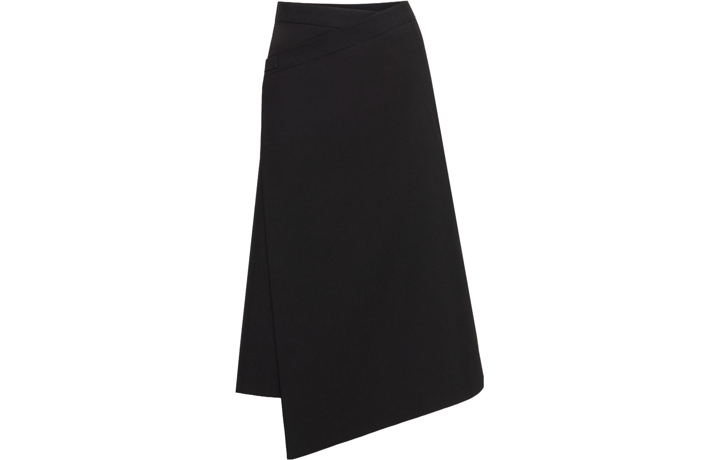 Alexander McQueen Юбка Dropped Hem Kilt in Black