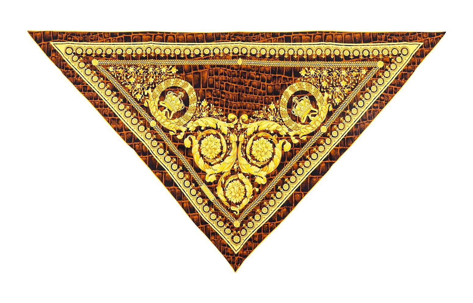 Versace Шарф Men Silk Scarf