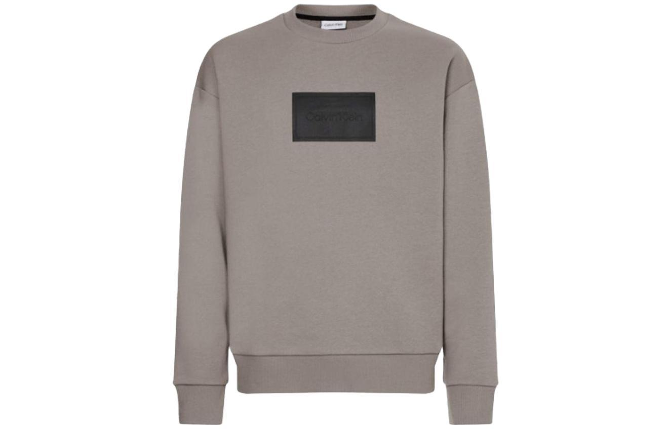 Calvin Klein Худи и толстовки SS23 Textured Logo Box Sudaderas Manga Larga Sin Capucha Hombre