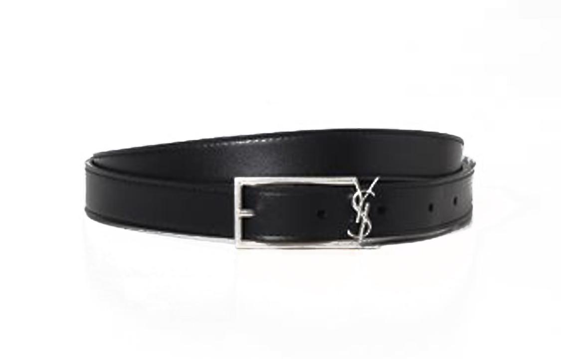 Saint Laurent Ремень Logo 3CM