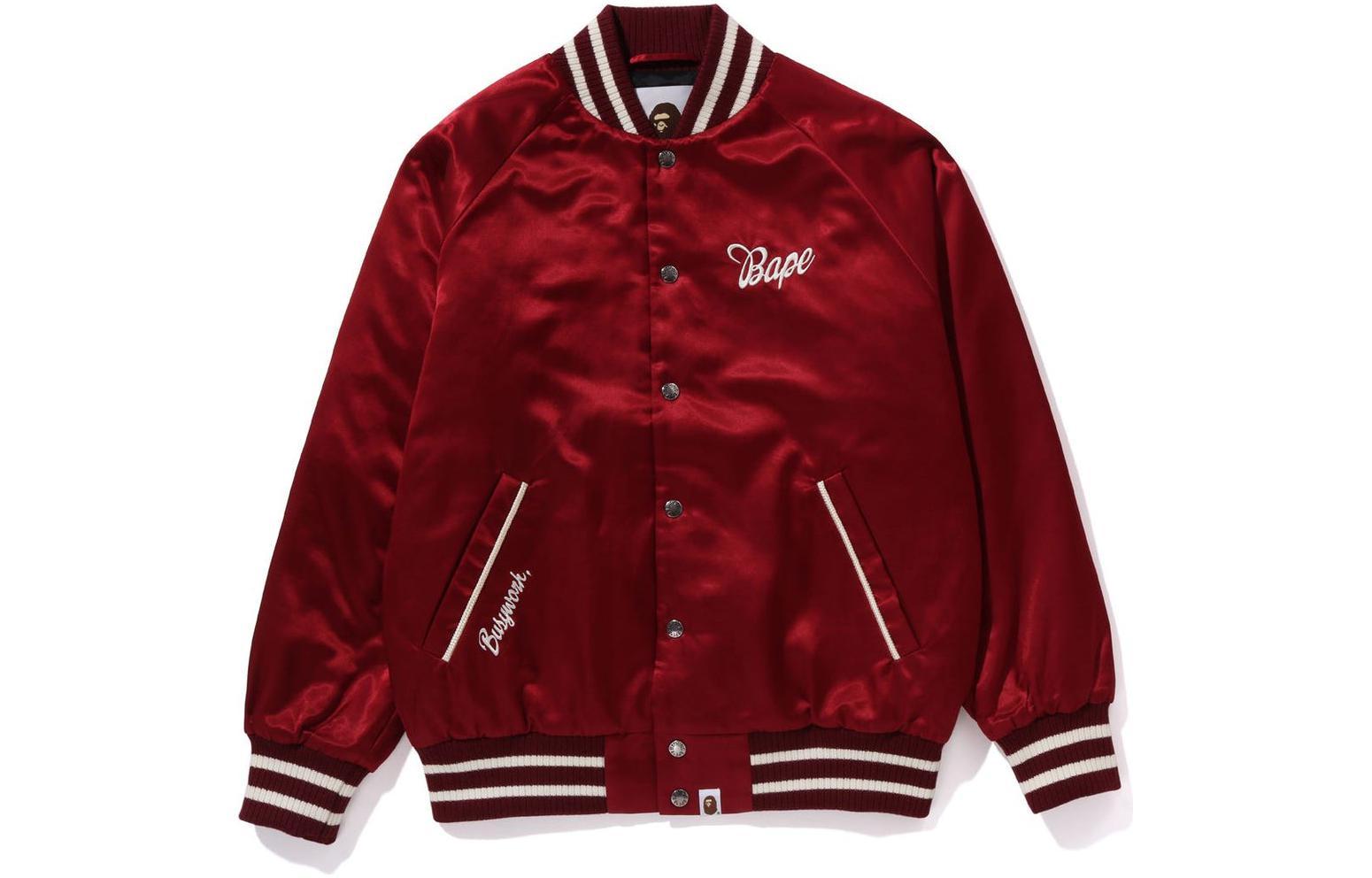 A BATHING APE® Бейсбольная куртка Women Baseball Jersey