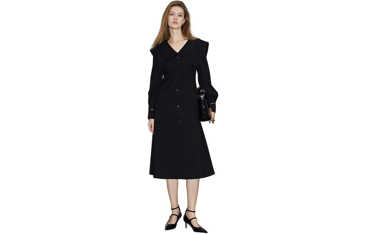 ELLE Платье Women Long-Sleeved Dress