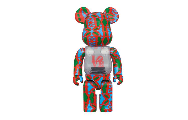 BE@RBRICK Bearbricks и коллекционный предмет Robert Indiana "LOVE" 400% 28cm