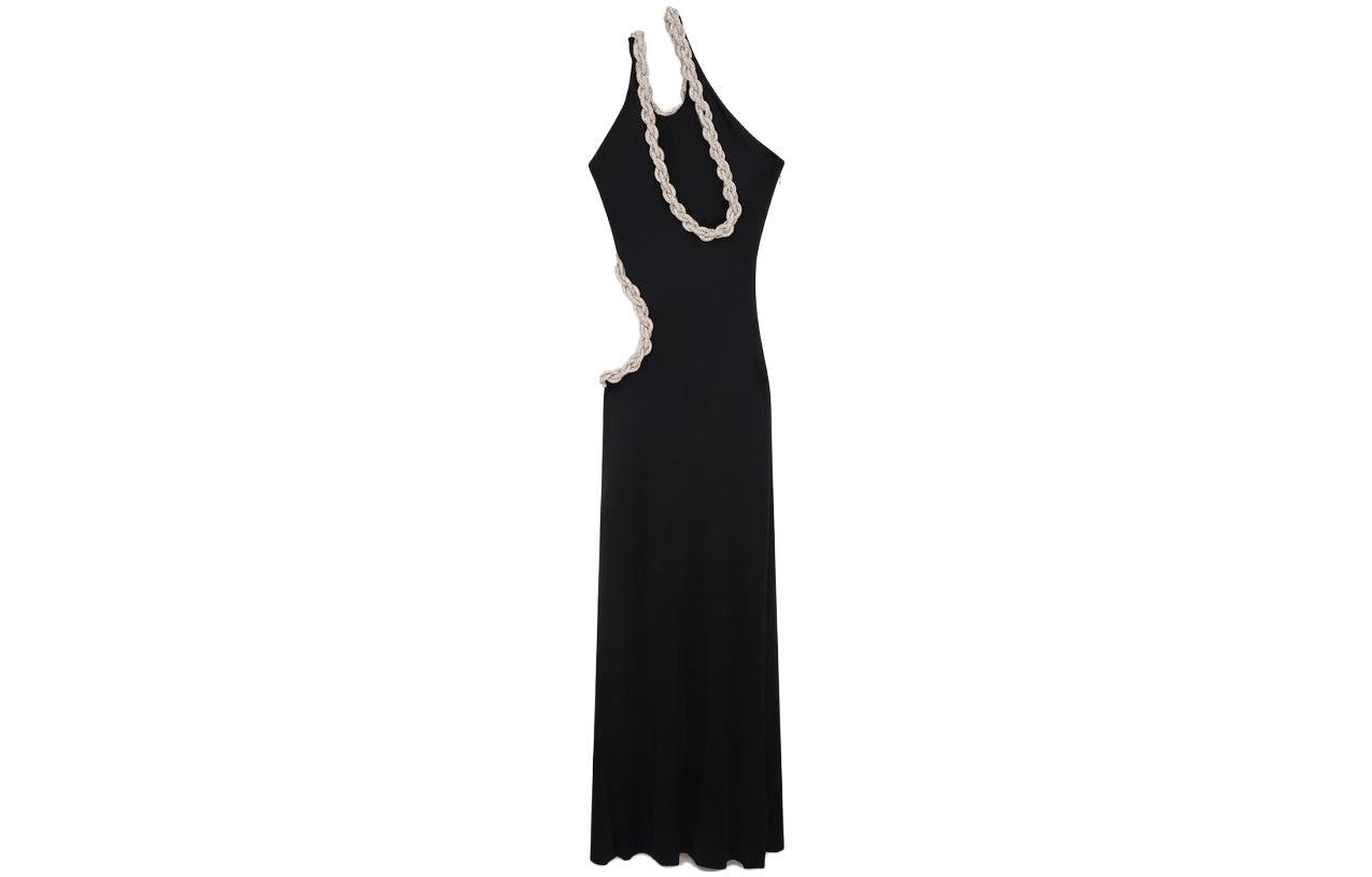 Stella McCartney Платье Crystal Braided Rope Cut-Out Maxi Dress