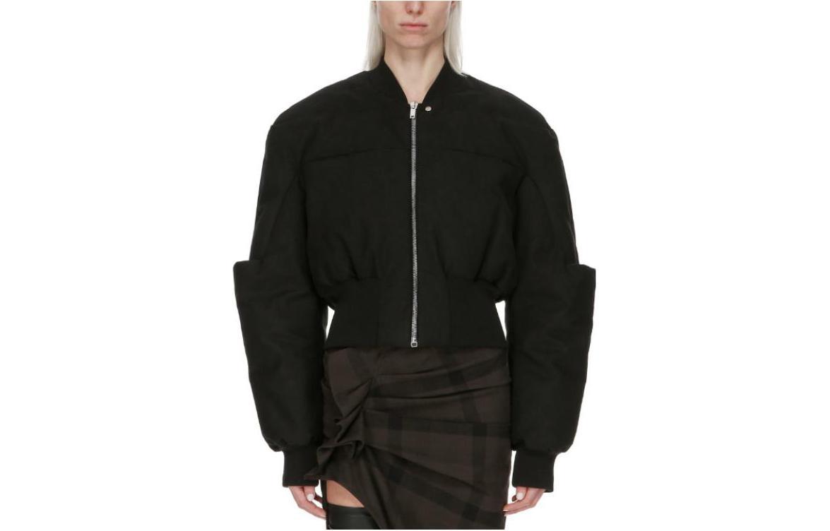 Rick Owens Куртка FW23 Luxor Girdered Bomber Cropped In Heavy Moleskin