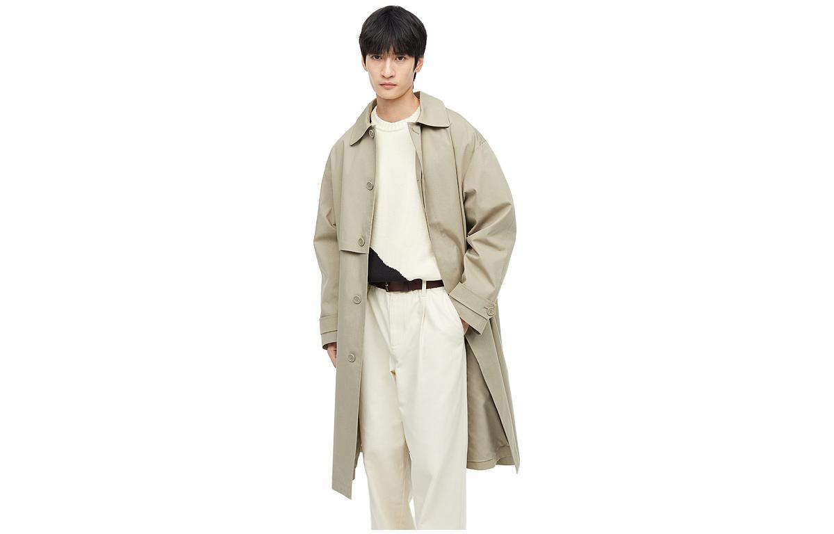 H&M Пальто Men Trench Coat