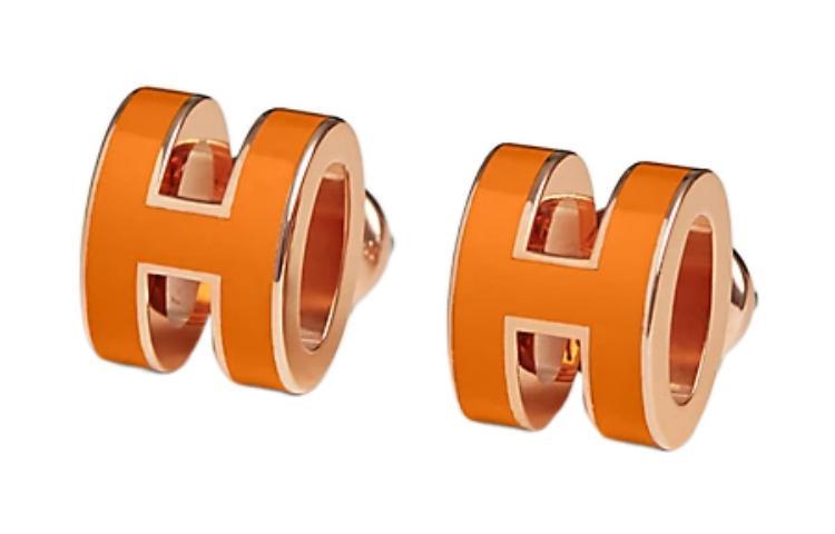 HERMES Серьги Pop H