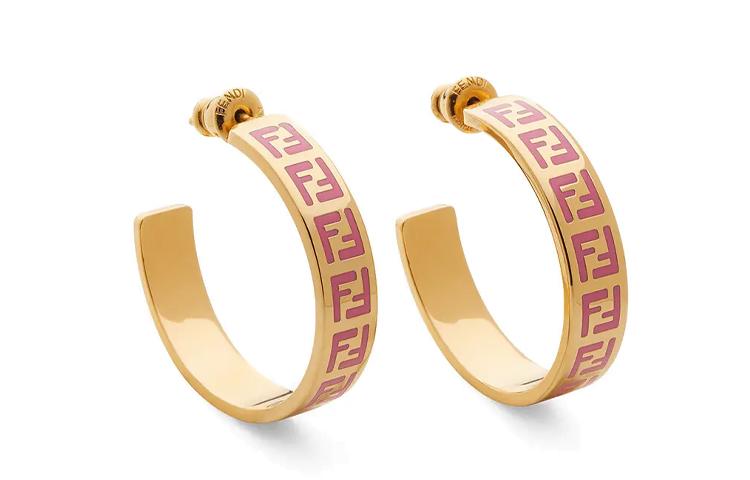 Fendi Серьги FF