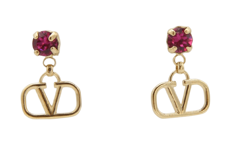 Valentino Серьги Logo