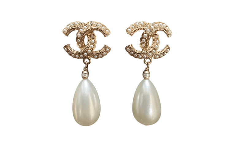 Chanel Серьги Logo