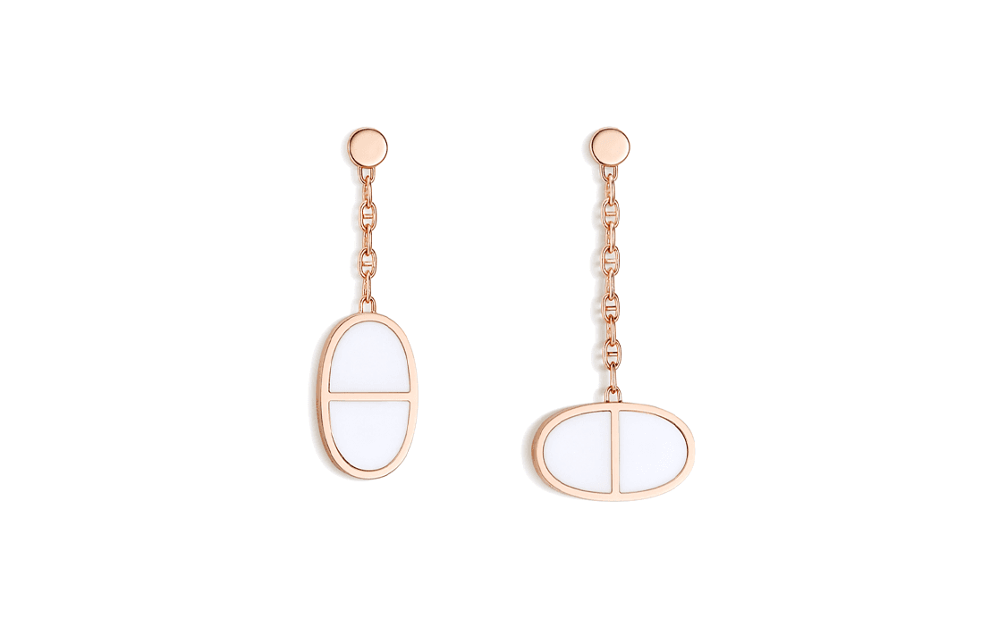 HERMES Серьги Chaine d'ancre Verso