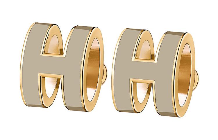 HERMES Серьги Mini Pop H