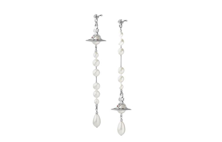 Vivienne Westwood Серьги BROKEN PEARL EARRINGS