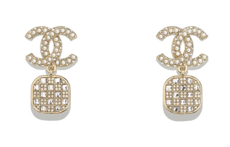 Chanel Серьги Logo