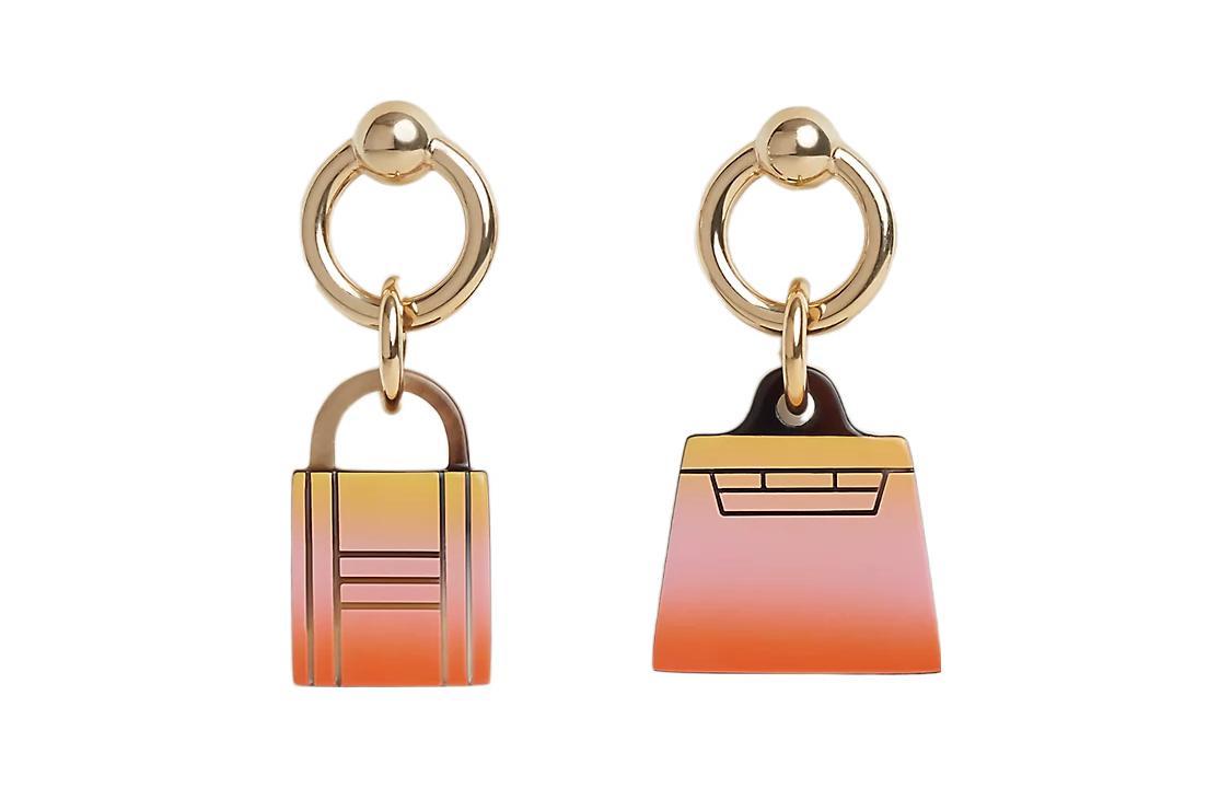HERMES Серьги Fusion Amulettes Maroquinier