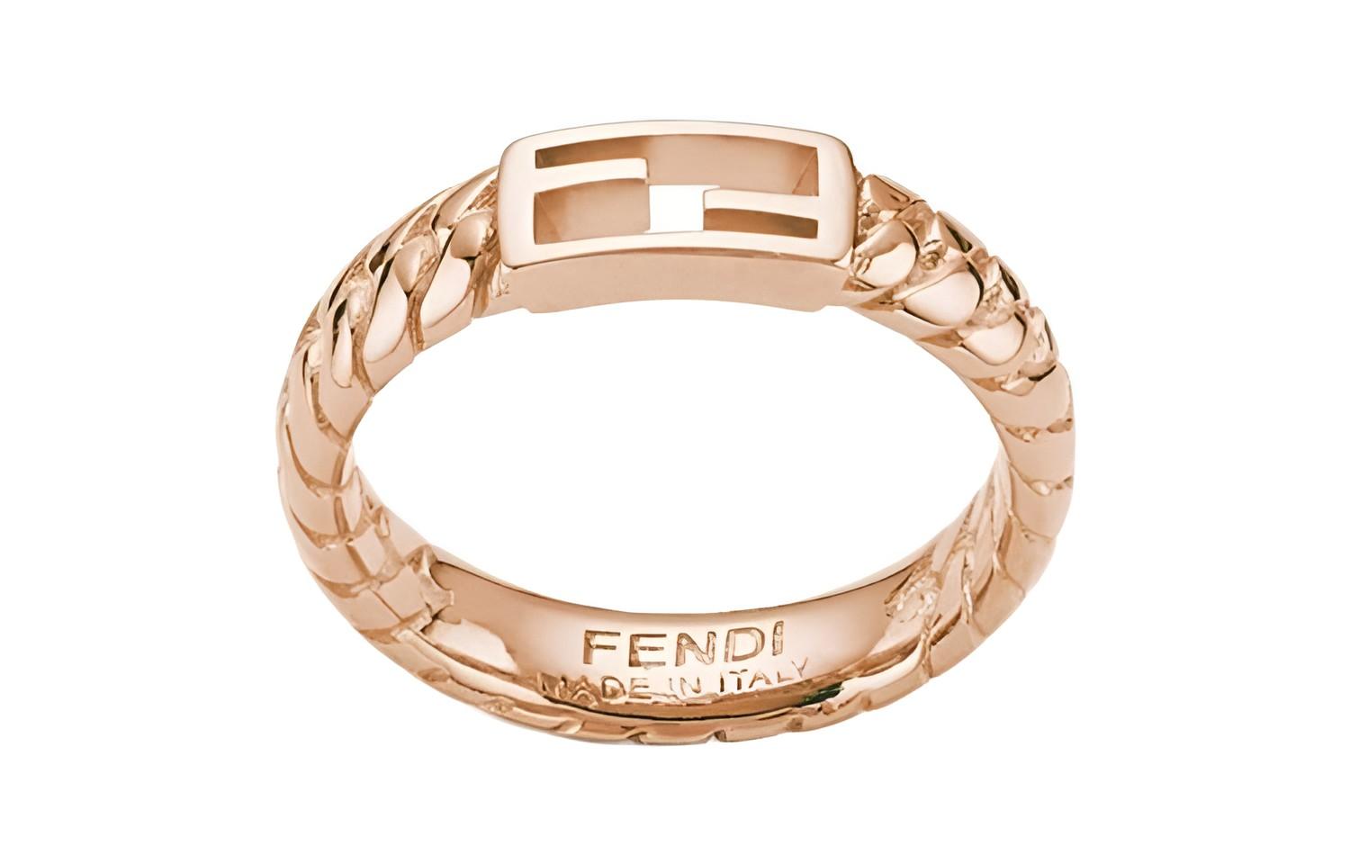 Fendi Кольцо Logo