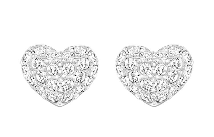 Swarovski Серьги Heart Pierced