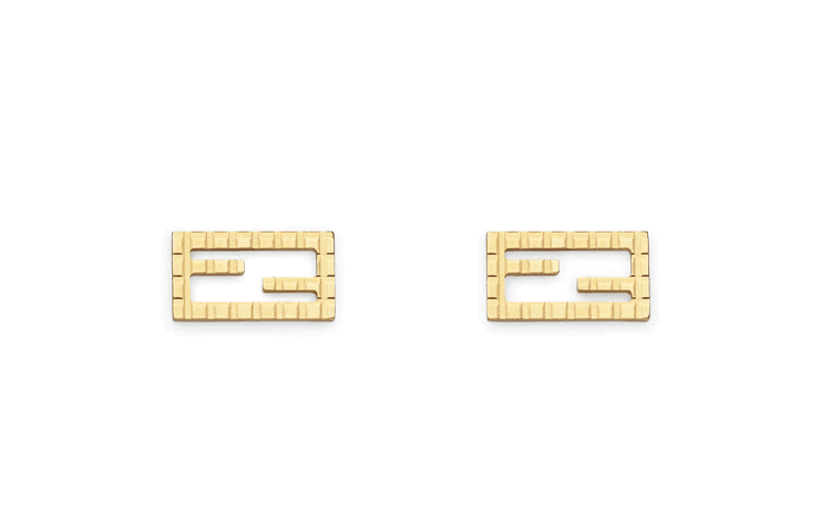 Fendi Серьги Logo