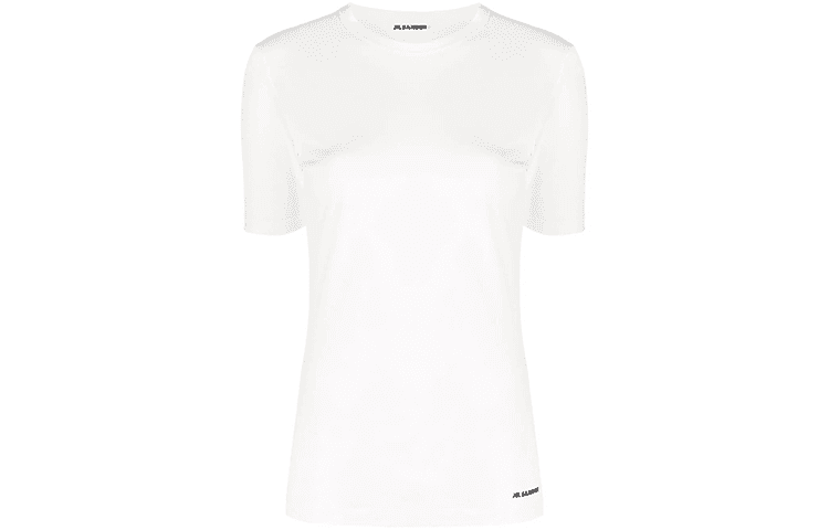 Jil Sander Футболка Wmns SS22 Round-neck Tee White